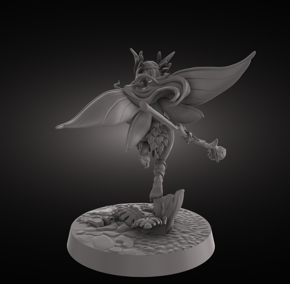 3D Figure: BTB_Pixie_druid