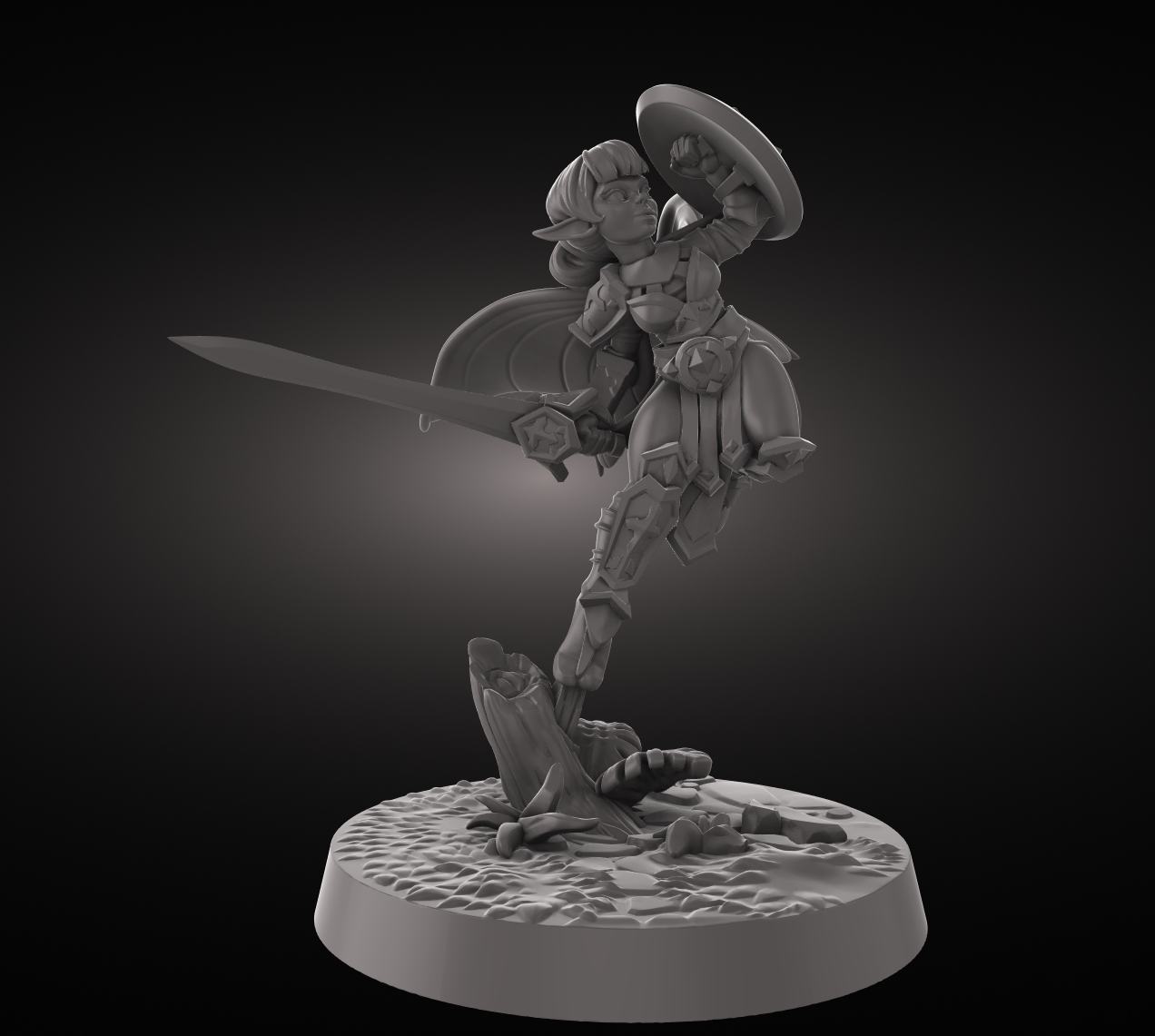 3D Figure: BTB_Pixie_paladin