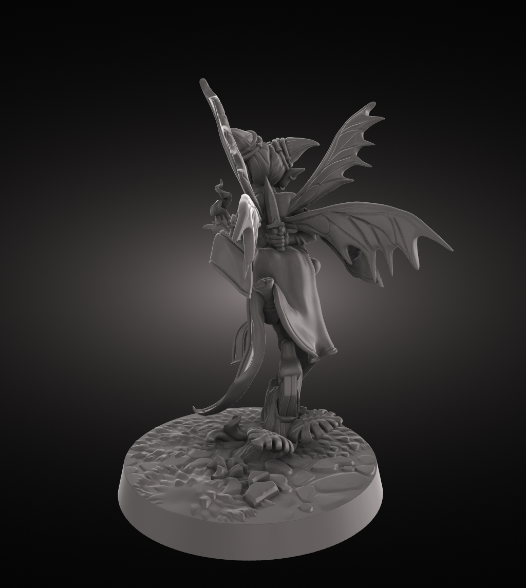 3D Figure: BTB_Pixie_Warlock