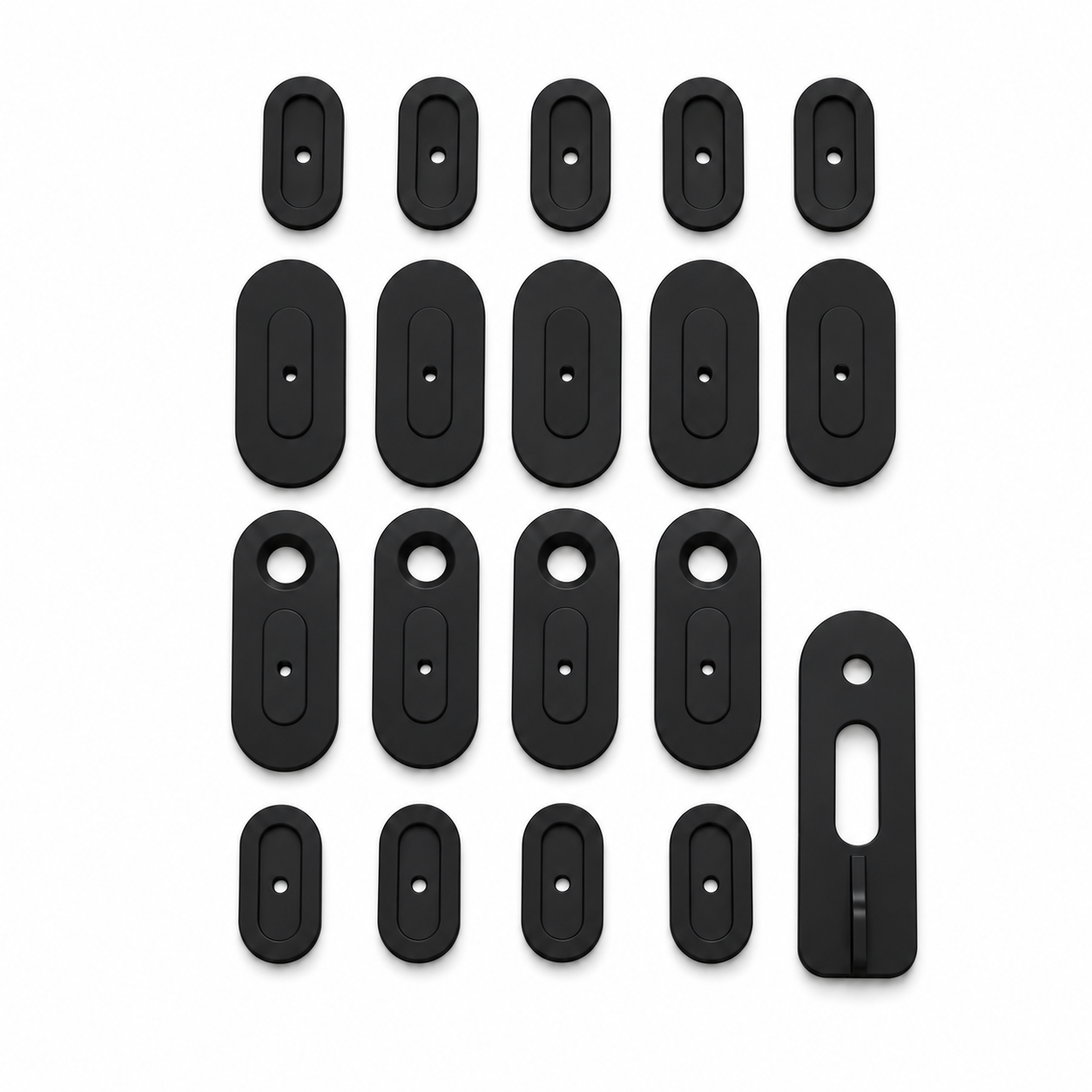 03A-Soportes mounting wall para Skadiis Negro