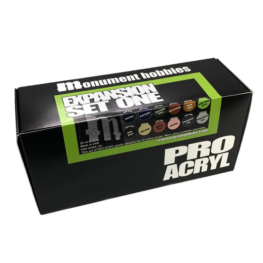 Paints:Pro Acryl Expansion Set #1 - 12 Colors