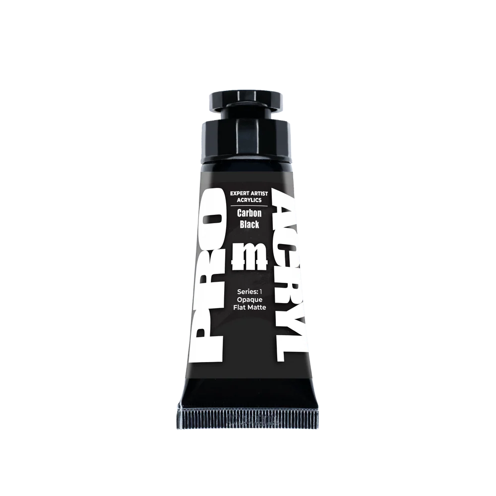 Paints Singles: Tube Expert Acrylics 002 - Carbon Black