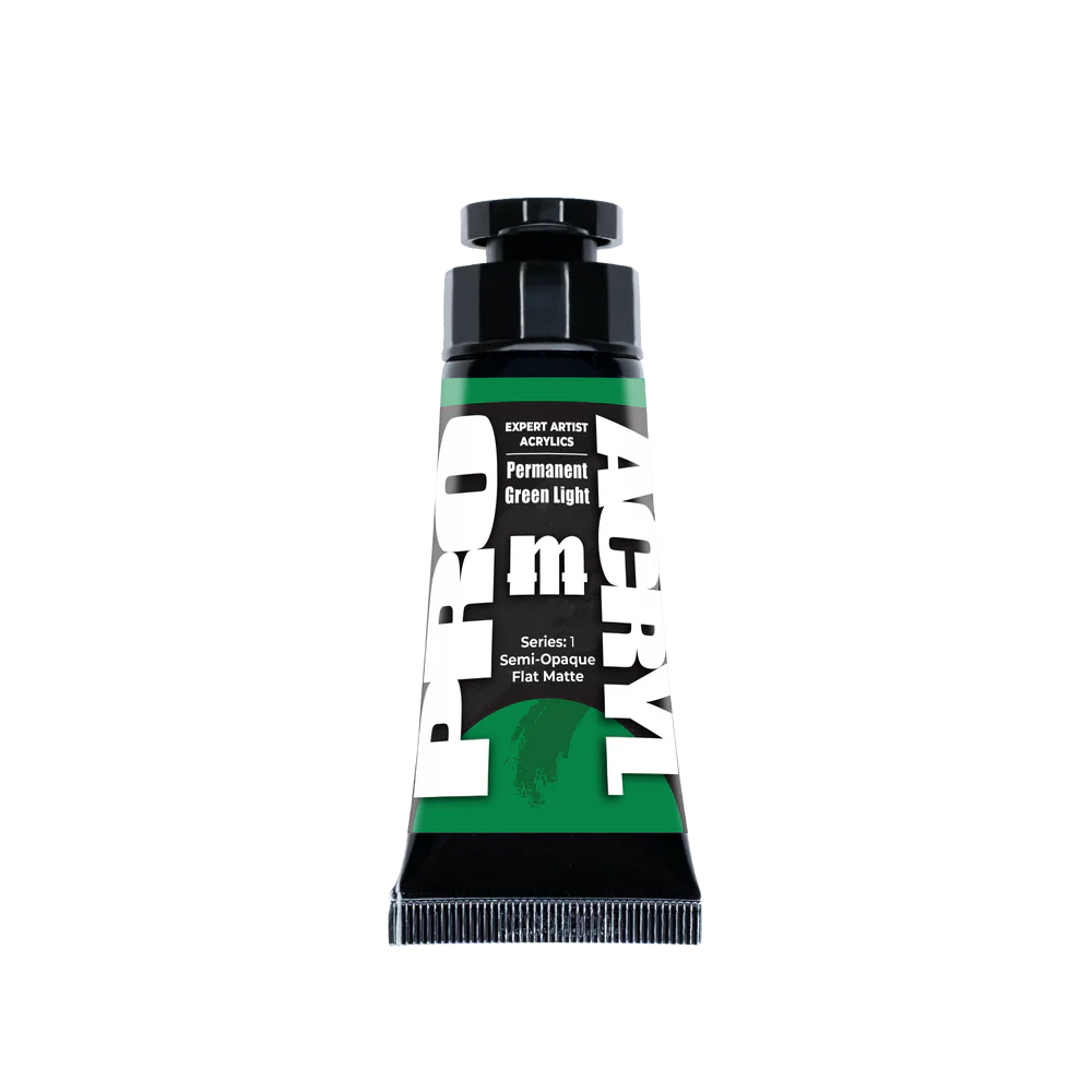 Paints Singles: Tube Expert Acrylics 004 - Permanent Green Light