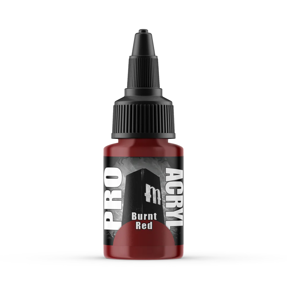Paints Singles: 008-Pro Acryl Burnt Red