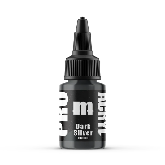 Paints Singles: 030-Pro Acryl Dark Silver
