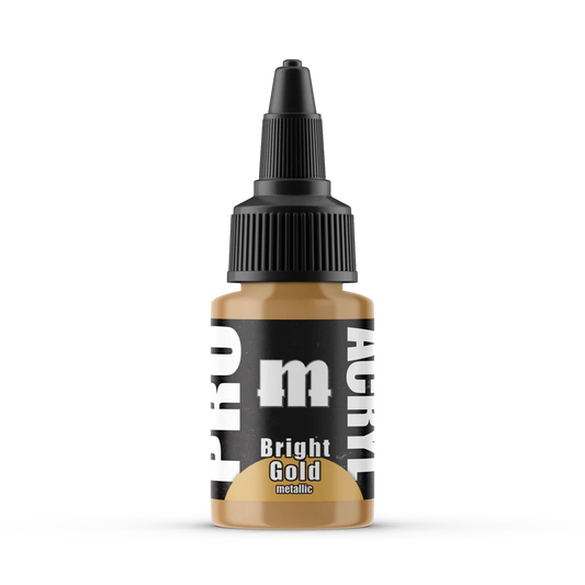 Paints Singles: 031-Pro Acryl Bright Gold
