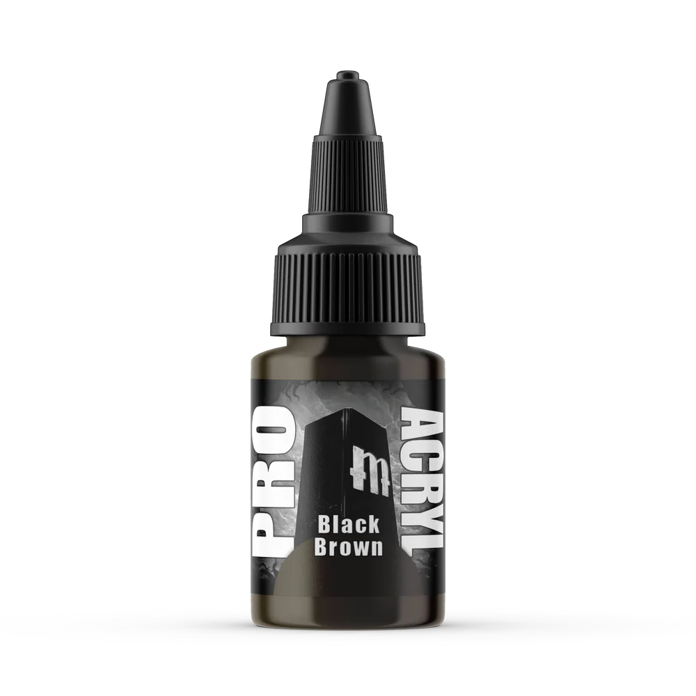 Paints Singles: 040-Pro Acryl Black Brown