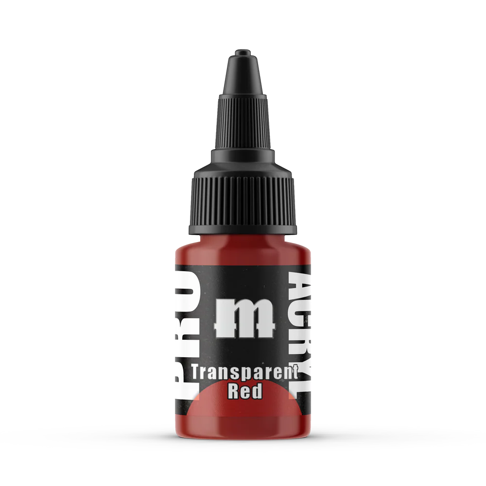 Paints Singles: 047-Pro Acryl Transparent Red