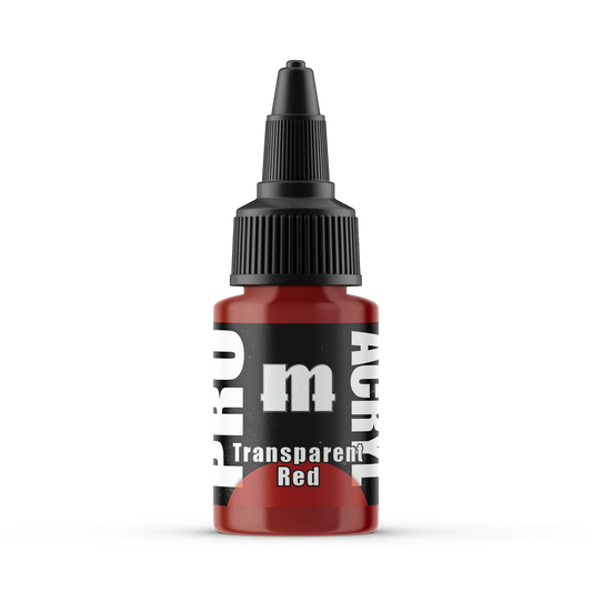 Paints Singles: 047-Pro Acryl Transparent Red