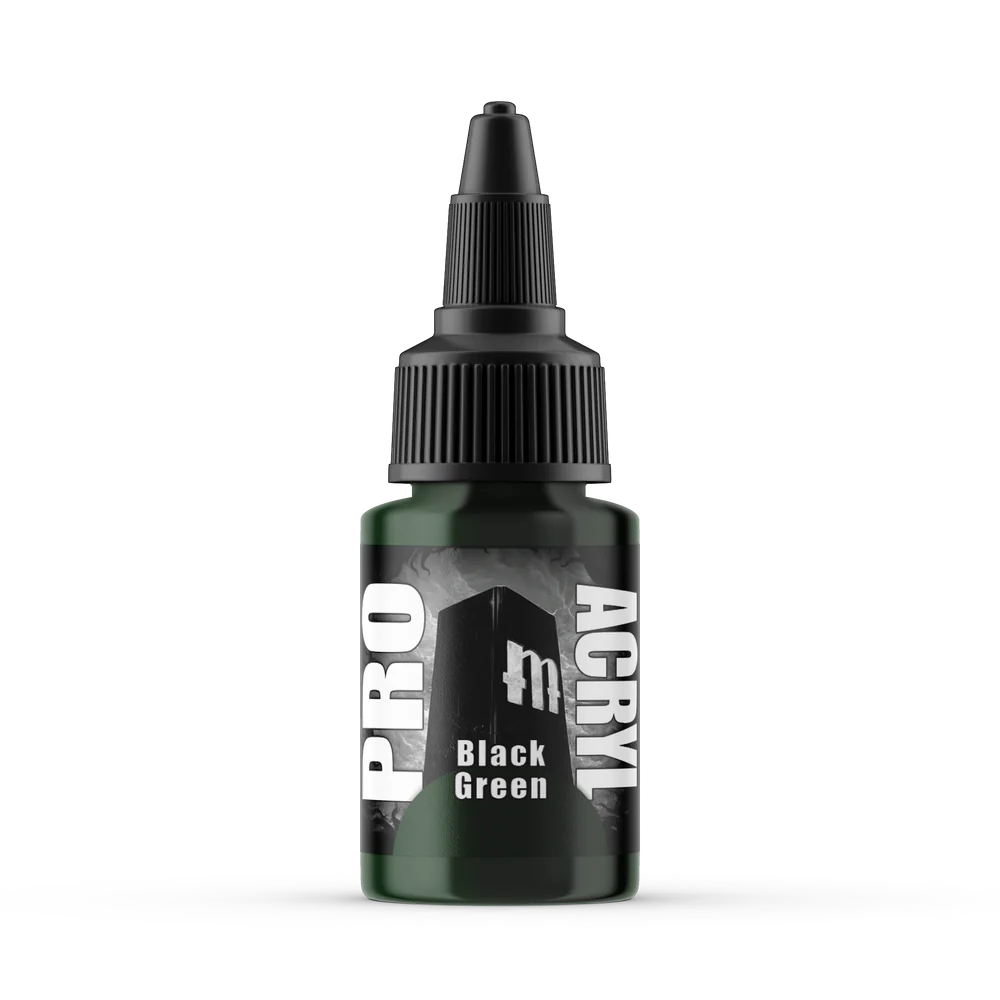 Paints Singles: 057-Pro Acryl Black Green