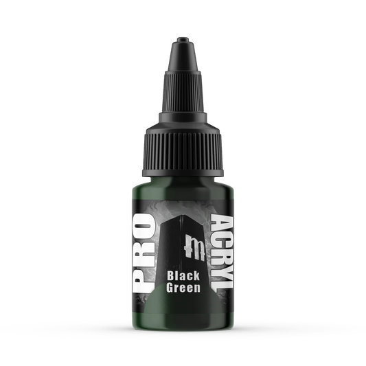 Paints Singles: 057-Pro Acryl Black Green
