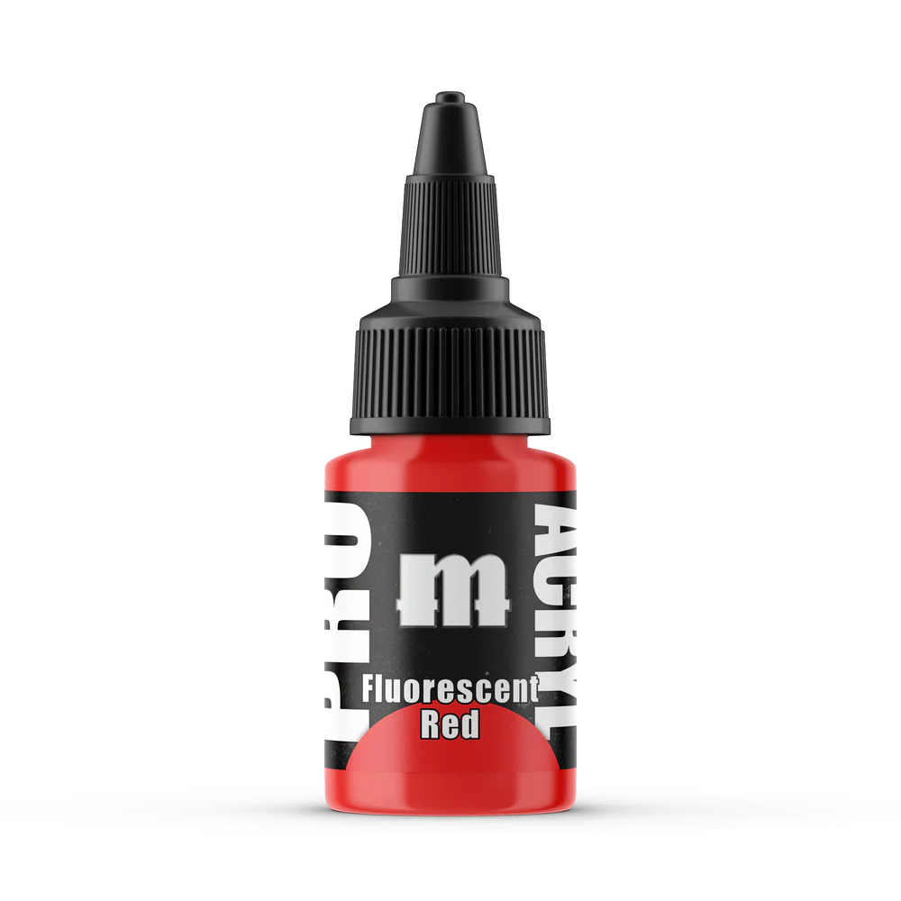 Paints Singles: F01-Fluorescent Red