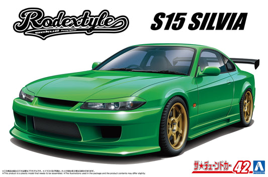 Aoshima 1/24 Tuned Car #42, Rodextyle S15 Silvia '99 (Nissan)