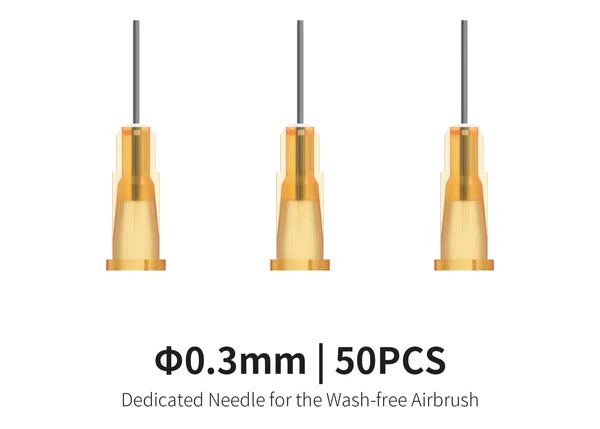 DSPIAE: ф0.3mm Dedicated Needle for Wash-Free Airbrush 50PCS