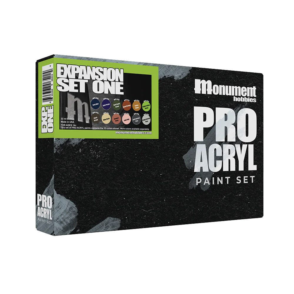 002 Paints:Pro Acryl Expansion Set #1 - 12 Colors