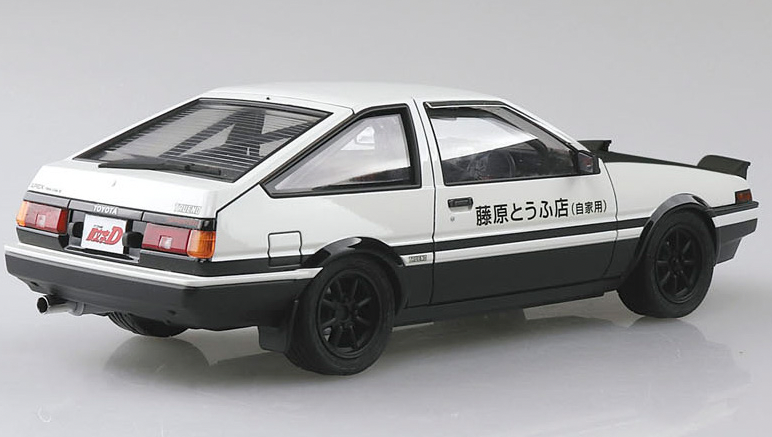 Aoshima 1/24 Initial D Takumi Fujiwara Toyota 86 Trueno Comics Vol.37 Ver