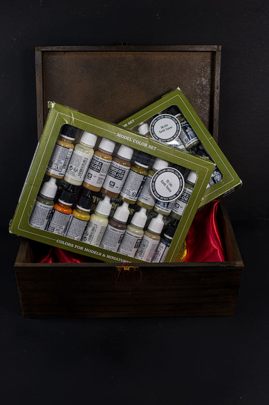 Paints sets: Vallejo Earthtone base colors