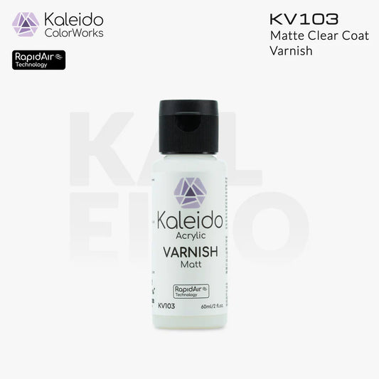 006 Kaleido Colors: KV103 Matte Clear Coat Varnish