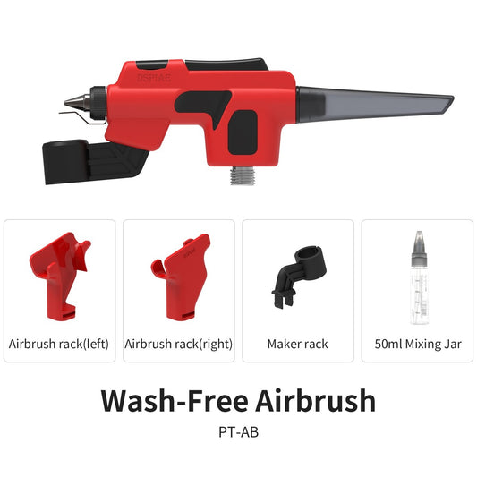 DSPIAE: Wash-Free Airbrush + 2 bottles bundle