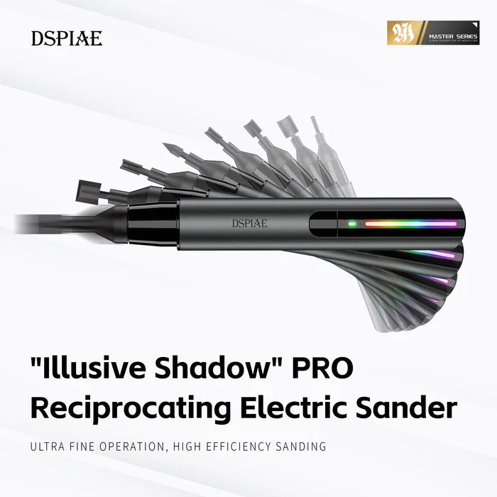 DSPIAE "Illusive Shadow" PRO, Upgraded Reciprocating Sander