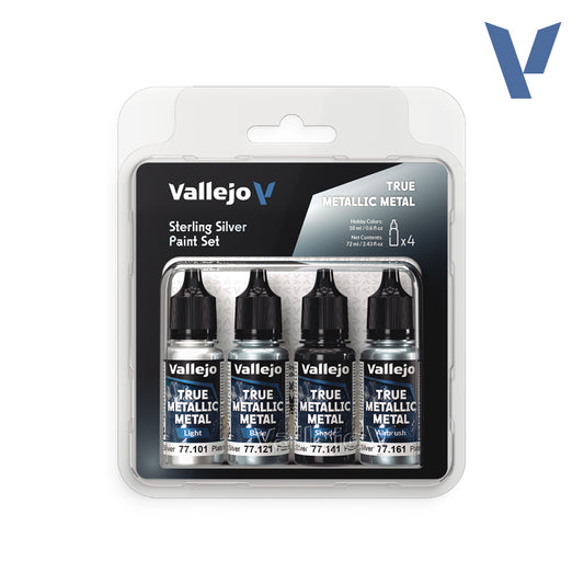 Paints sets: Vallejo TMM Sterling Silver